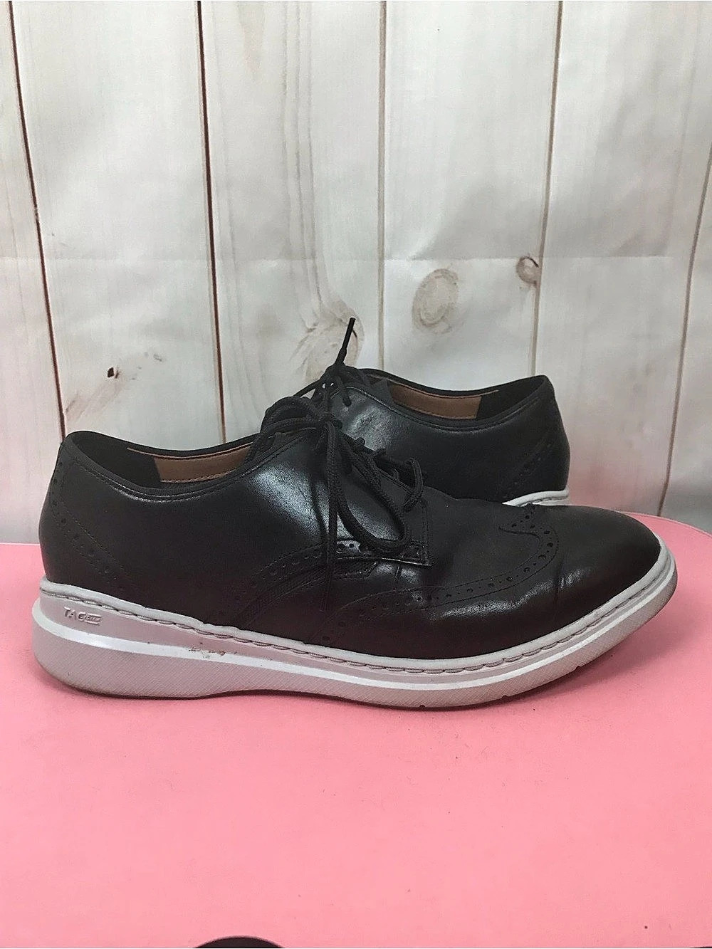 Clarks Collection Men's Black & White Shoes US 10 - Picture 6 of 10